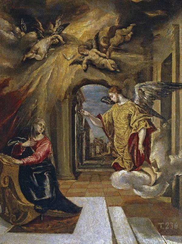 El Greco The Annunciation Sweden oil painting art